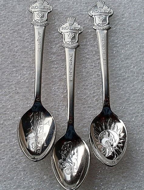 rolex sterling silver spoon